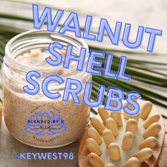 Hand Crafted Other - Walnut Shell Scrubs by Blended by K ~ 8 oz